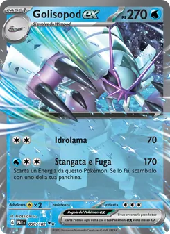 Carta Golisopod-ex dell'espansione Paradosso Temporale, numero 050/182