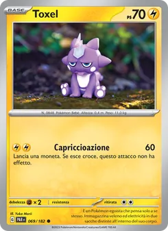 Carta Toxel dell'espansione Paradosso Temporale, numero 069/182
