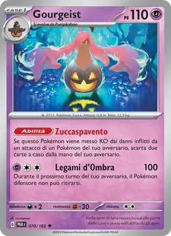 Carta Gourgeist dell'espansione Paradosso Temporale, numero 078/182
