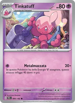 Carta Tinkatuff dell'espansione Paradosso Temporale, numero 084/182