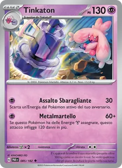 Carta Tinkaton dell'espansione Paradosso Temporale, numero 085/182