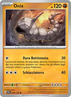 Carta Onix dell'espansione Paradosso Temporale, numero 090/182