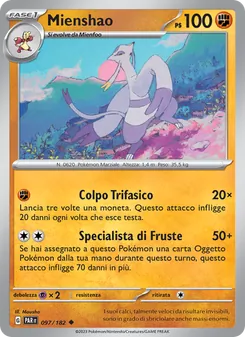 Carta Mienshao dell'espansione Paradosso Temporale, numero 097/182