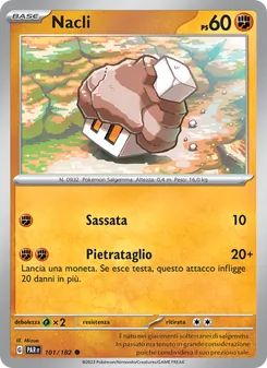 Carta Nacli dell'espansione Paradosso Temporale, numero 101/182