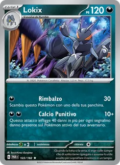 Carta Lokix dell'espansione Paradosso Temporale, numero 122/182