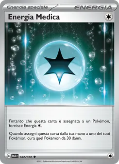Carta Energia Medica dell'espansione Paradosso Temporale, numero 182/182
