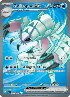 Carta Golisopod-ex dell'espansione Paradosso Temporale, numero 221/182