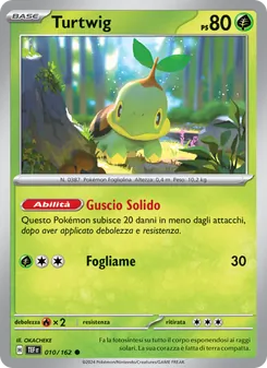 Carta Turtwig dell'espansione Cronoforze, numero 010/162