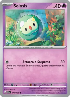 Carta Solosis dell'espansione Cronoforze, numero 070/162