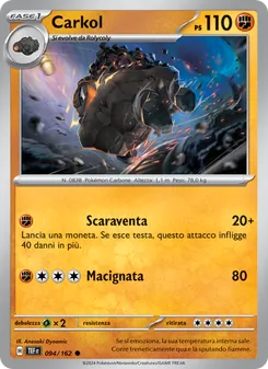 Carta Carkol dell'espansione Cronoforze, numero 094/162