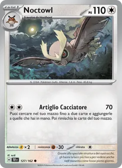 Carta Noctowl dell'espansione Cronoforze, numero 127/162
