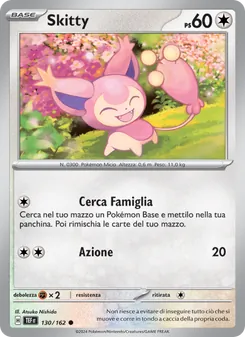 Carta Skitty dell'espansione Cronoforze, numero 130/162