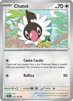 Carta Chatot dell'espansione Cronoforze, numero 132/162