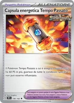 Carta Capsula energetica Tempo Passato dell'espansione Cronoforze, numero 140/162