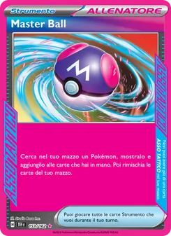 Carta Master Ball dell'espansione Cronoforze, numero 153/162