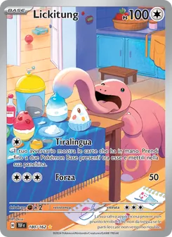 Carta Lickitung dell'espansione Cronoforze, numero 180/162