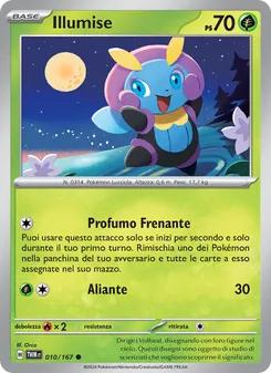 Carta Illumise dell'espansione Crepuscolo Mascherato, numero 010/167