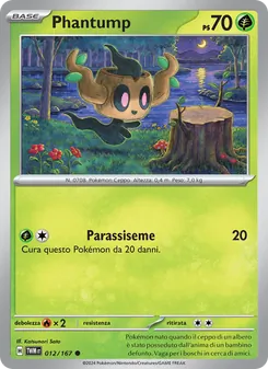Carta Phantump dell'espansione Crepuscolo Mascherato, numero 012/167