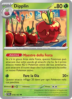 Carta Dipplin dell'espansione Crepuscolo Mascherato, numero 018/167
