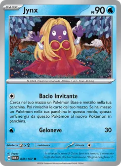 Carta Jynx dell'espansione Crepuscolo Mascherato, numero 046/167