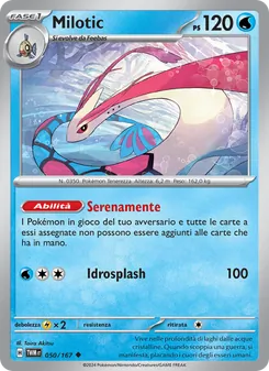 Carta Milotic dell'espansione Crepuscolo Mascherato, numero 050/167