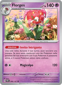Carta Florges dell'espansione Crepuscolo Mascherato, numero 088/167