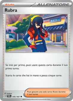 Carta Rubra dell'espansione Crepuscolo Mascherato, numero 145/167