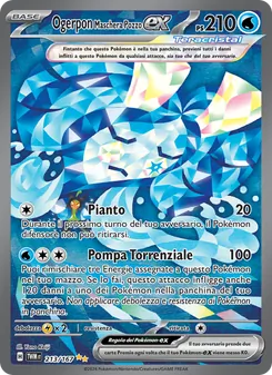 Carta Ogerpon Maschera Pozzo-ex dell'espansione Crepuscolo Mascherato, numero 213/167