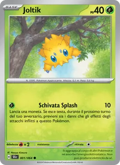 Carta Joltik dell'espansione Segreto Fiabesco, numero 001/64