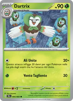 Carta Dartrix dell'espansione Segreto Fiabesco, numero 004/64