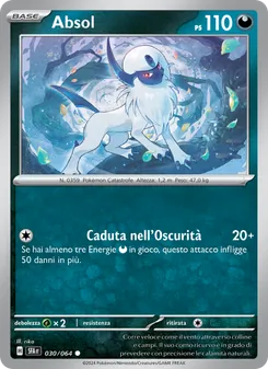 Carta Absol dell'espansione Segreto Fiabesco, numero 030/64