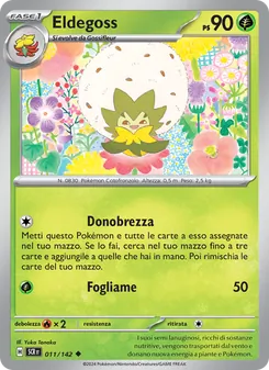 Carta Eldegoss dell'espansione Corona Astrale, numero 011/142