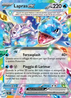 Carta Lapras-ex dell'espansione Corona Astrale, numero 032/142