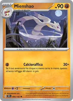 Carta Mienshao dell'espansione Corona Astrale, numero 084/142