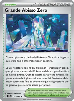 Carta Grande Abisso Zero dell'espansione Corona Astrale, numero 131/142