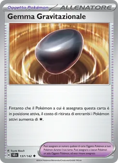 Carta Gemma Gravitazionale dell'espansione Corona Astrale, numero 137/142