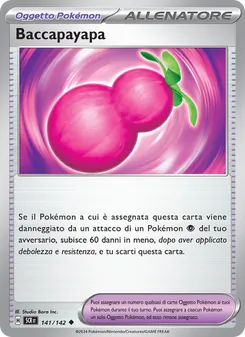 Carta Baccapayapa dell'espansione Corona Astrale, numero 141/142