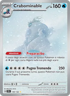Carta Crabominable dell'espansione Corona Astrale, numero 149/142