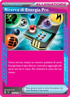 Carta Ricerca di Energia Pro dell'espansione Scintille Folgoranti, numero 176/191