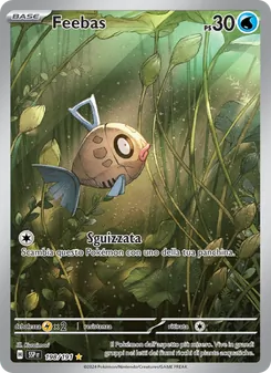 Carta Feebas dell'espansione Scintille Folgoranti, numero 198/191