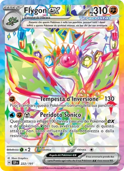 Carta Flygon-ex dell'espansione Scintille Folgoranti, numero 222/191