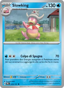 Carta Slowking dell'espansione Evoluzioni Prismatiche, numero 019/131