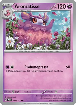 Carta Aromatisse dell'espansione Evoluzioni Prismatiche, numero 039/131
