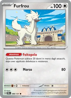 Carta Furfrou dell'espansione Evoluzioni Prismatiche, numero 088/131