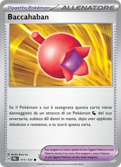 Carta Baccahaban dell'espansione Evoluzioni Prismatiche, numero 111/131