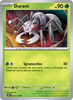 Carta Durant dell'espansione Avventure Insieme, numero 014/159