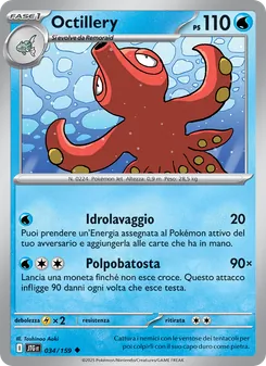 Carta Octillery dell'espansione Avventure Insieme, numero 034/159