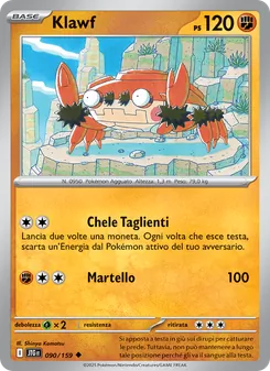 Carta Klawf dell'espansione Avventure Insieme, numero 090/159