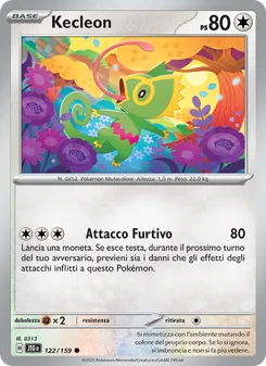 Carta Kecleon dell'espansione Avventure Insieme, numero 122/159