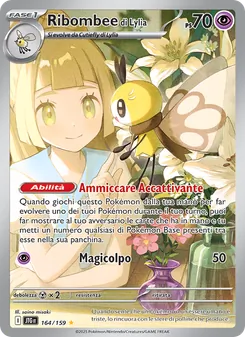 Carta Ribombee di Lylia dell'espansione Avventure Insieme, numero 164/159